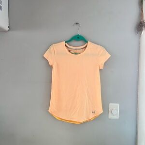 Under Armour Light Orange HeatGear Top